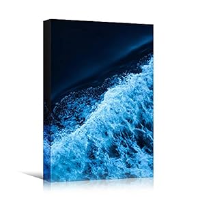 signwin Canvas Wall Art Coastal Aerial View Beach...