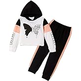 Axumity Toddler Baby Girls Clothes Long-sleeve Tie Dye Hoodie Sweatshirt Pants Hooded Outfit Set