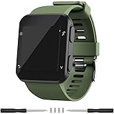 Meifox Compatible with Garmin Forerunner 35 Band,Solf Silicone Replacement Bands for Garmin Forerunner 35 Watch