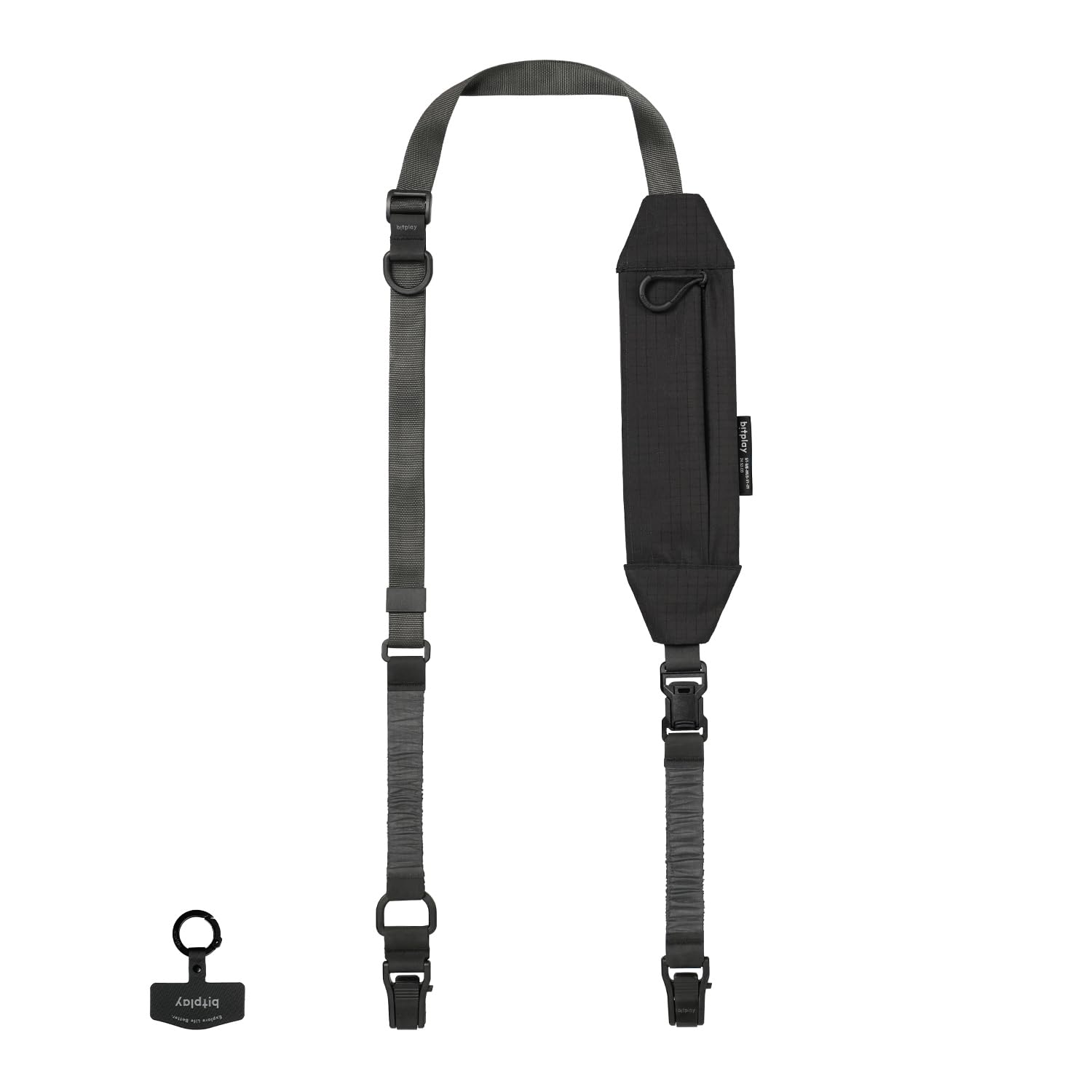 Photo 1 of bitplay Sling-bag Strap/Camera Strap/Phone Strap with detachable pouch (Black)