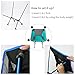 Greatiem Folding Camping Chair Portable Lightweight Backpack Chairs Compact Heavy Duty Carry Bag Hiking Picnic Beach Camp Backpacking Outdoor Festivals (Cyan)