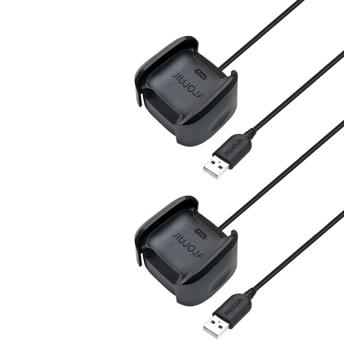 2Pack Compatible with Fitbit Versa 2 Charger,Versa 2 Special Edition Charger, Replacement Charging Cradle Dock Stand Cable for Smart Watch