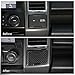 Voodonala for Ford F150 2015-2020 Carbon Fiber Black Central Electrical Outlet Socket Trim Smoking Lighter Hole Cover for Ford F150 2015-2020(1pc,Carbon Fiber Black)
