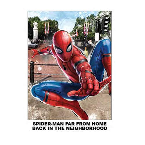 Marvel Spider-Man Far From Home, Back in the Neighborhood Micro Raschel Throw Blanket, One Size