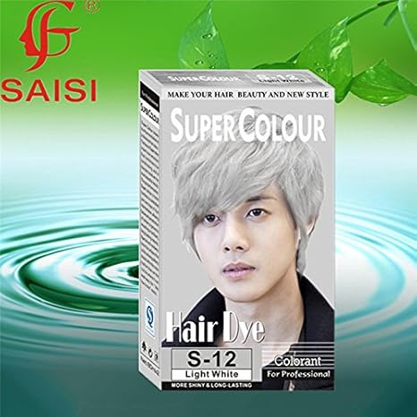 Buy New Fashion Color Hair Dye Cream S12 Light White Color