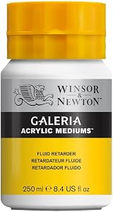 Winsor & Newton Fluid Retarder ACFGFR250 250ml Acrylic Paint Drying Extender view 1