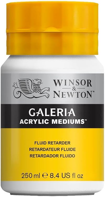 Winsor & Newton Fluid Retarder ACFGFR250 250ml Acrylic Paint Drying Extender