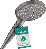 Hansgrohe Raindance Select S Shower Head EcoSmart 9 l/min Black Chrome 125mm