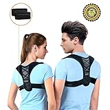 Posture Support Upper Back Brace Corrector For Women Men Kids Teens, Medical& Comfortable for Slouching& Hunching For Forward Head, Relieve Back& Shoulder Pain With 1 pair of Detachable Armpit Pads