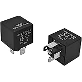 SWQS 2 PCS P6STD FOAB-14B192-AA Automotive Relays, 12V 5 Pin Fuel Pump Starter Relays for Ford F-150, Explorer, Expedition, Transit, Ensure Stable Operation of Automotive Electrical Systems
