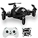 LUXON Drone RC Mini Drones for Kids Headless Quadcopter Drone with Foldable Remote Control Helicopter 2.4GHz 6-Axis Kids Drone One Key Return Small Airplane for Indoor / Outdoor Flying (Black)