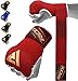 RDX Gel Boxing Hand Wraps Inner Gloves Men Women, Quick 100cm Long Wrist Straps, Elasticated Padded Fist Under Mitts Protection, Muay Thai MMA Kickboxing Martial Arts Punching Training Bandages