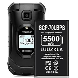 Luuzkla 5500mAh SCP-70LBPS for Kyocera Flip Phone