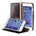 AceAbove Leather Wallet Case with Stand, Card Slots & Hand Strap for Apple iPhone 6S Plus/iPhone 6 Plus - Dark Brown