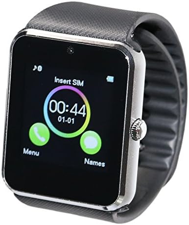 AmYin Bluetooth Android Watch Phone G81 (Black_Sliver)