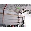 Overhead-or-Wall-Fishing-Rod-Rack-Rod-Storage-System-suspends-your-rods-in-soft-webbing-loops-protecting-your-equipments-finish-The-72version-has-9-positions-46has-6-Hardware-included