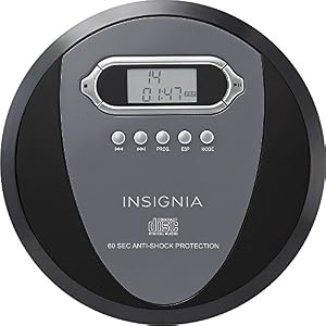Image of Insignia NS-P4112 Portable CD Player with Skip Protection for CD, CD-R, CD-RW - Includes Headphones