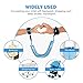 2 Pack Anti Lost Wrist Link, Wimaha Safety Velcro Skin Friendly Cotton Wrist Straps for Kids Toddlers, 2.5M Blue & 1.5M Orange