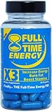 Full-Time Energy X3 - 30 Capsules - Increase Energy Burn Fat Boost Stamina - Best Natural Energy Booster Fat Burner Supplements Stamina Enhancer - Diet Pills - Weight Loss Pills To Lose Weight Fast for Men and Women