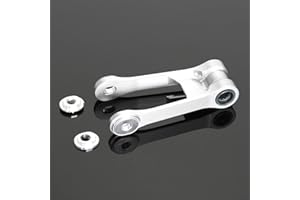 GUANYMOTOR CNC Silver Adjustable Rear Suspension YZ80 YZ85 Lowering Link Accessories Compatible with YZ 80 YZ 85 1993-2025 Suspension Linkage Lowerings Dirt Bike Motorcycle Rear Drop Links