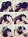 Bird Nest Expanding Tail Hair Bun Holders Grips Claw Rhinestones Hair Accessory