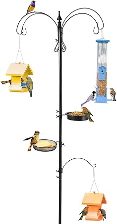 Birds Backyard Birding Wildlife Bird Feeder Pole Outdoor Decor