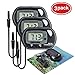 AUTIDEFY LCD Digital Aquarium Thermometer Fish Tank Water Terrarium Temperature (3 Pack)