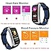 Fitness Tracker Watch, Activity Tracker with Heart Rate Monitor, 1.14'' Color Screen Fitness Watch with Blood Pressure Monitor Sleep Monitor, Pedometer Calories Counter Smart Watch (Blue)