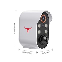 GlowPop 1080p Wireless Security Camera with AI