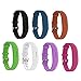 Huadea Compatible Silicone Bands Replacement for Fitbit Inspire 2 (10 Pack)-Large