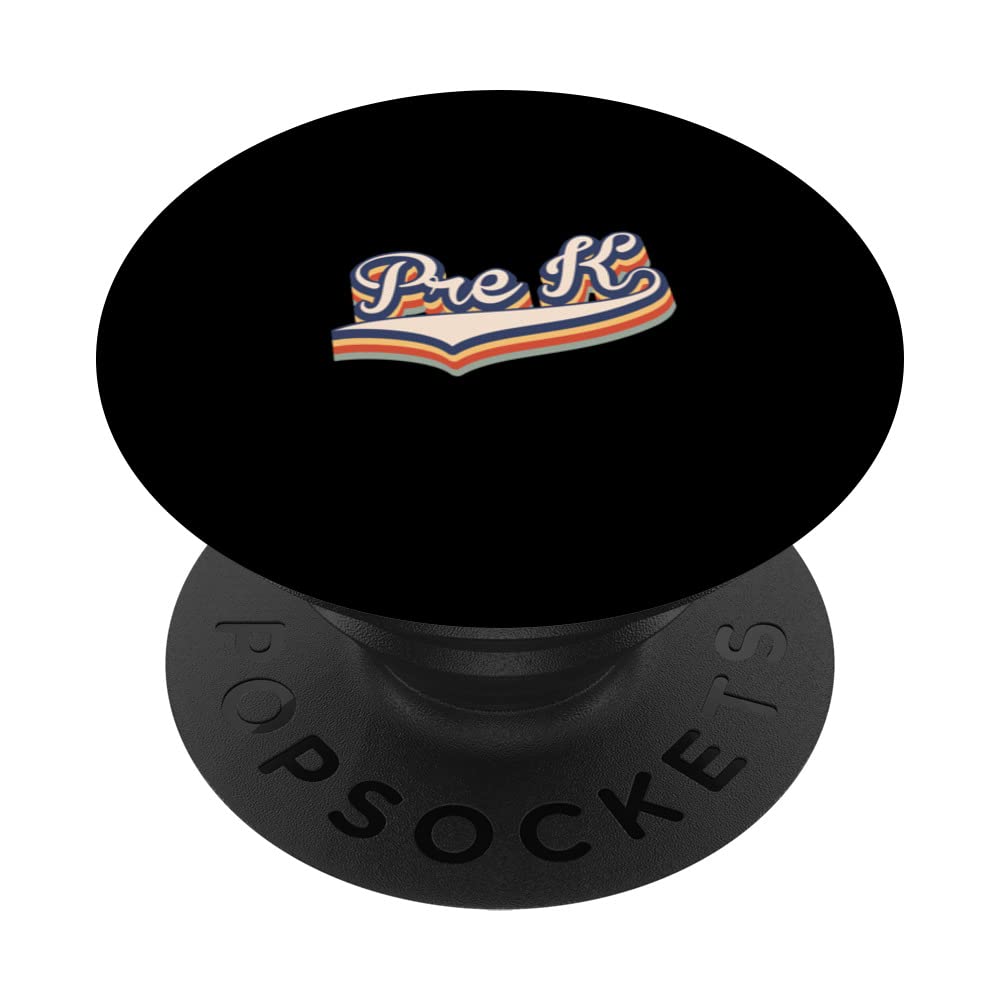 Retro Vintage Pre K Student Teacher Back To School PopSockets Swappable PopGrip