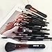 22Pcs Pro Make Up Brush Set - Powder Foundation Brushes Lip Eyeshadow EyeBrow Eyeliner Blending Brush Cosmetic Makeup Brushes Tools Kit
