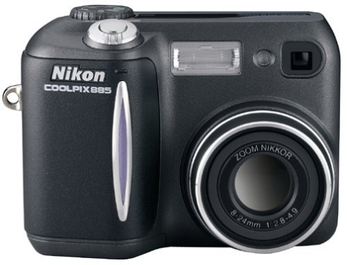 Nikon Coolpix 885 3MP Digital Camera w/ 3x Optical Zoom and Battery Charger