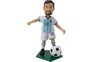 Maccabi Official Lionel Messi Argentina National Team Soccer Action Figure, 4.5” H x 3.5” W x 1.5” D