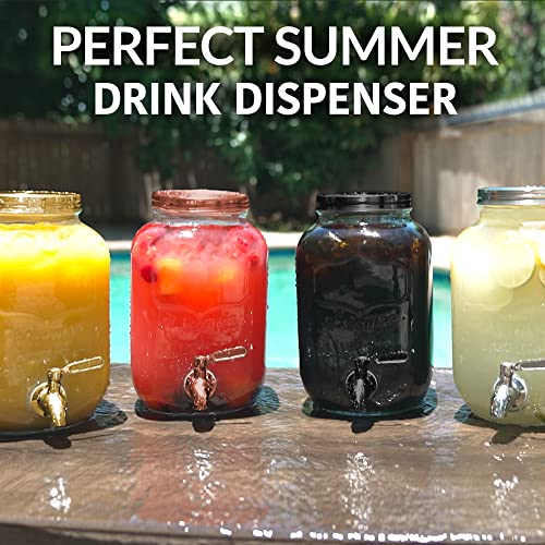 Zulay Kitchen 1 Gallon Cold Brew Coffee Maker with EXTRATHICK Glass