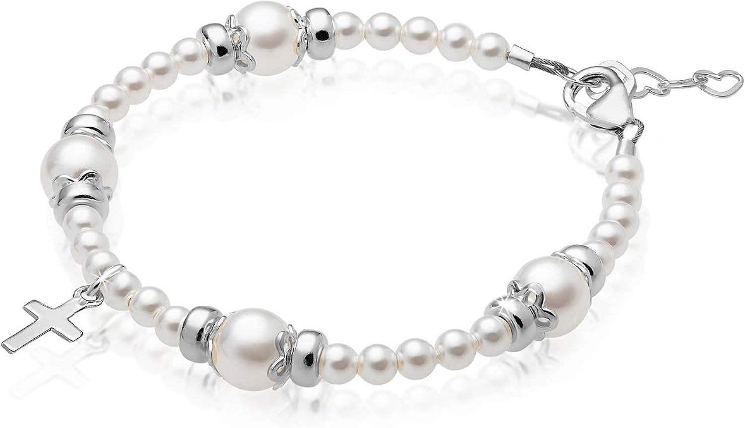 christening charm bracelet