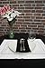 Hemstitch Dinner Napkins Black 1 Dozen