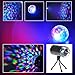 TSSS LED RGB Crystal Ball Sound Active Stage Light for Children Birthday Party Wedding Lighting Show Celebrations