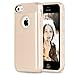 iPhone 5C Case,by Ailun,Soft TPU Bumper&Hard Shell Solid PC Back,Shock-Absorption&Anti-Scratch Hybrid Dual-Layer Slim Cover,Siania Retail Package[Gold]