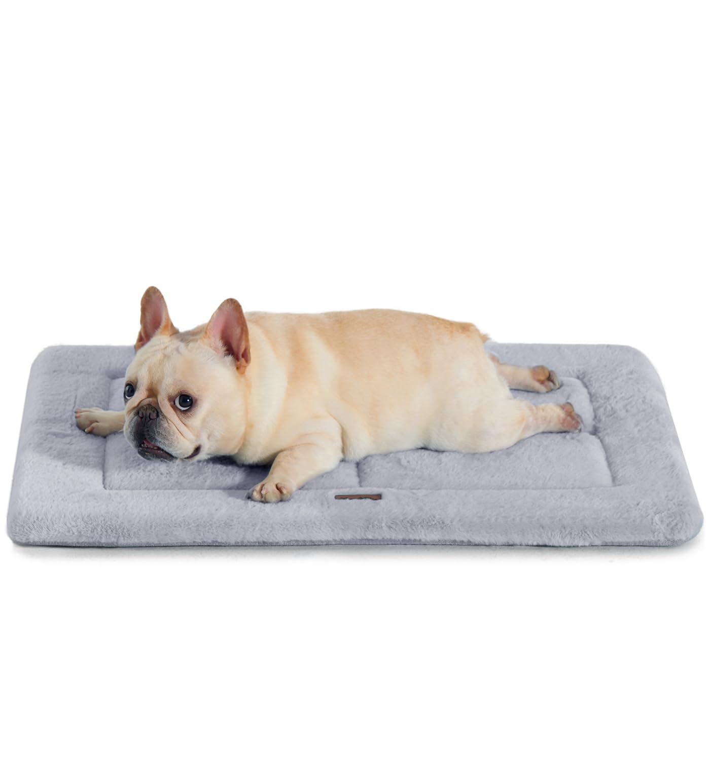 Photo 1 of Made4Pets Dog Crate Pad Bed for Medium Dogs, Washable & Reversible, Anti-Slip Kennel Mat for Cozy Sleeping, Soft Fluffy Dog Bed for Indoor & Outdoor Use, 29"x21", Gray