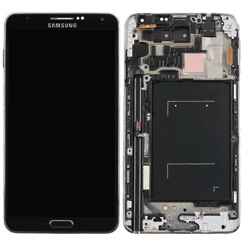 NEW HD Amoled Samsung Galaxy Note 3 Note3 Note III N900P N900V Front LED LCD Display Screen with Digitizer Touch Screen Glass GREY GRAY Replacement Repair Part Verizon / Sprint - USA US Seller