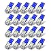 YITAMOTOR 194 LED Bulb Ice Blue, 194 T10 168 2825 W5W 175 158 Bulb 5050-5 SMD LED Light Bulb 12V Car Interior Lighting for Map Dome Lamp Courtesy Trunk License Plate Dashboard Parking Lights, 20-Pack
