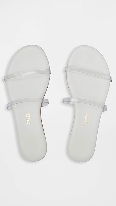 tkees clear flip flops