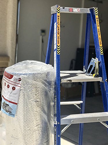 Double Bubble Reflective Foil Insulation: (4 X 50 Ft Roll) Industrial Strength Radiant Barrier, Thermal Insulation for Weatherproofing Garages, Attics, Sheds, RV Windows, More!