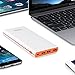 Lumsing 15000mAh Portable Charger 3-Port External Battery Power Bank (White)
