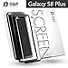 Galaxy S8 Plus Screen Protector 3D Curved Tempered Glass 9H,D&P S8+ HD Clear Glass Protector Case Friendly Edge Screen Protector Front and Back Full Screen with Installation Tray