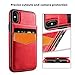LuckyBaby Wallet Case for iPhone Xs (2018)/iPhone X (2017), Premium Leather Folio Flip iPhone X Wallet Case with Credit Card Slots Shock-Absorbing Protective Case for iPhone X/iPhone Xs 5.8