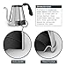 Pour Over Coffee Kettle and Tea Kettle 1.0L / 34oz - Ovalware RJ3 Stainless Steel Drip Kettle with Precision Gooseneck Spout for Home Brewing, Camping and Traveling