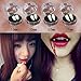 EBTOYS Vampire Teeth Halloween Party Cosplay Prop Decoration Horror Scary Teeth with Glue,8 pieces