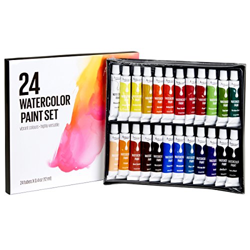 Artlicious - 24 tube watercolor paint set - great for c…